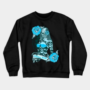 Skull Rose Crewneck Sweatshirt